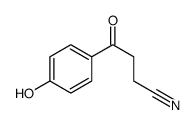 4-(4-Hydroxyphenyl)-4-oxobutanenitrile Structure