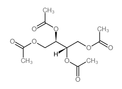 1,2,3,4-Butanetetrol,1,2,3,4-tetraacetate, (2R,3S)-rel- Structure