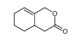 2-hydroxymethyl-2-cyclohexene-1-acetic acid δ-lactone Structure