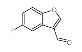 5-FLUOROBENZOFURAN-3-CARBALDEHYDE structure