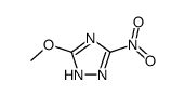 3-nitro-5-methoxy-1,2,4-triazole结构式