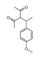 3-(1-(4-METHOXYPHENYL)ETHYL)PENTANE-2,4-DIONE Structure