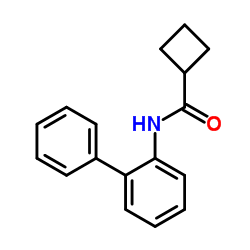 Cyclobutanecarboxamide, N-[1,1-biphenyl]-2-yl- (9CI) Structure