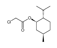 l-menthyl chloroacetate结构式