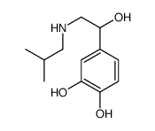 1,2-Benzenediol, 4-[1-hydroxy-2-[(2-methylpropyl)amino]ethyl]-, (-)- (9CI)结构式