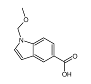 1-(METHOXYMETHYL)-1H-INDOLE-5-CARBOXYLIC ACID结构式