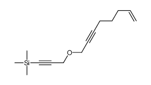 trimethyl(3-oct-7-en-2-ynoxyprop-1-ynyl)silane Structure