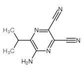 2,3-Pyrazinedicarbonitrile,5-amino-6-propyl-(9CI)结构式