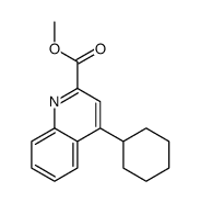 methyl 4-cyclohexylquinoline-2-carboxylate结构式