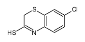 7-chloro-4H-1,4-benzothiazine-3-thione结构式