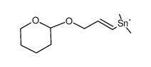 (E)-3-tetrahydropyranyloxy-1-trimethylstannylpropene结构式