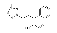 1-[2-(2H-tetrazol-5-yl)ethyl]naphthalen-2-ol Structure