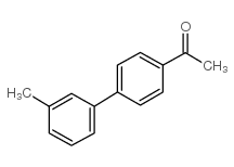 1-(3'-METHYL[1,1'-BIPHENYL]-4-YL)ETHANONE结构式