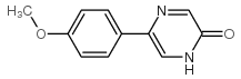 5-(4-甲氧基苯基)-1H-吡嗪-2-酮结构式