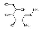 2-amino-2-deoxy-D-glucose hydrazone Structure