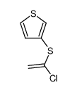 3-thienyl α-chlorovinyl sulfide结构式