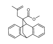 methyl 11-(2-methylallyl)-9,10-dihydro-9,10-ethanoanthracene-11-carboxylate Structure