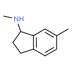 2,3-DIHYDRO-6,N-DIMETHYL-1H-INDEN-1-AMINE结构式