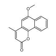 6-methoxy-4-methylbenzo[h]chromen-2-one Structure