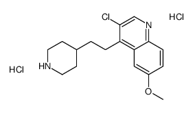 3-chloro-6-methoxy-4-(2-piperidin-4-ylethyl)quinoline,dihydrochloride结构式