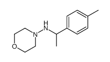 4-Morpholinamine,N-[1-(4-methylphenyl)ethyl]-(9CI) structure