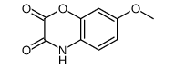 7-methoxy-4H-1,4-benzoxazine-2,3-dione结构式
