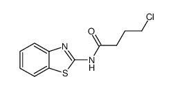 N-(benzo[d]thiazol-2-yl)-4-chloro-butanamide Structure
