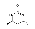 (4R,6R)-4,6-dimethyl-1,4,5,6-tetrahydro-1,2,3-triazine 2-oxide结构式