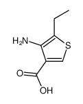 4-amino-5-ethylthiophene-3-carboxylic acid结构式