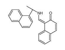 1-[[[(1R)-1-naphthalen-1-ylethyl]amino]methylidene]naphthalen-2-one结构式