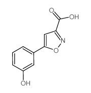 5-(3-hydroxyphenyl)isoxazole-3-carboxylic acid(SALTDATA: FREE) picture