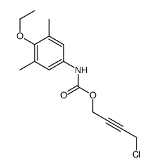 4-chlorobut-2-ynyl N-(4-ethoxy-3,5-dimethylphenyl)carbamate Structure