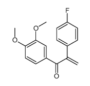 1-(3,4-dimethoxyphenyl)-2-(4-fluorophenyl)prop-2-en-1-one Structure