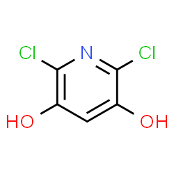 3,5-Pyridinediol,2,6-dichloro- Structure