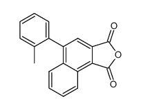 4-o-tolyl-naphthalene-1,2-dicarboxylic acid-anhydride结构式