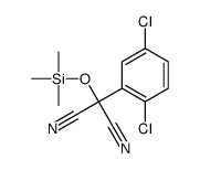 2-(2,5-dichlorophenyl)-2-trimethylsilyloxypropanedinitrile结构式