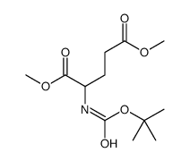 Dimethyl 2-((tert-butoxycarbonyl)amino)pentanedioate Structure
