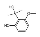 2-(1-hydroxy-1-methyl-ethyl)-3-methoxy-phenol Structure