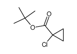 tert-butyl 1-chlorocyclopropane-1-carboxylate Structure