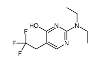 2-DIETHYLAMINO-5-(2,2,2-TRIFLUORO-ETHYL)-PYRIMIDIN-4-OL Structure