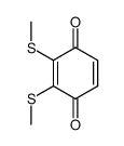 2,3-Bis(methylthioxo)-1,4-benzoquinone Structure
