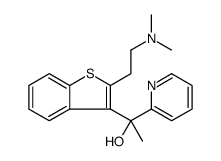 2-Pyridinemethanol, α-[2-[2-(dimethylamino)ethyl]benzo[b]thien-3-yl]-α-methyl Structure