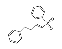 (E)-1-(4-(phenylsulfonyl)but-3-enyl)benzene结构式