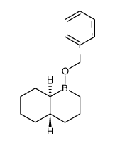 (4aR,8aR)-1-(benzyloxy)decahydrobenzo[b]borinine Structure