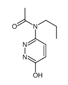 N-(6-oxo-1H-pyridazin-3-yl)-N-propylacetamide Structure