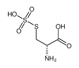 S-Sulfo-D-cysteine结构式