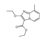 ethyl 2-ethoxy-8-methylimidazo[1,2-a]pyridine-3-carboxylate结构式