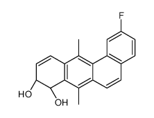 (8R,9R)-2-fluoro-7,12-dimethyl-8,9-dihydrobenzo[a]anthracene-8,9-diol Structure