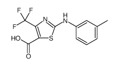 2-[(3-Methylphenyl)amino]-4-(trifluoromethyl)-1,3-thiazole-5-carboxylic acid Structure