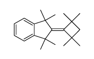 2,3-Dihydro-1,1,3,3-tetramethyl-2-(2,2,4,4-tetramethylcyclobutyliden)inden Structure